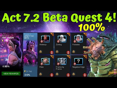 Act 7 Chapter 2 Quest 4 100%! Beta! Live! - Marvel Contest of Champions