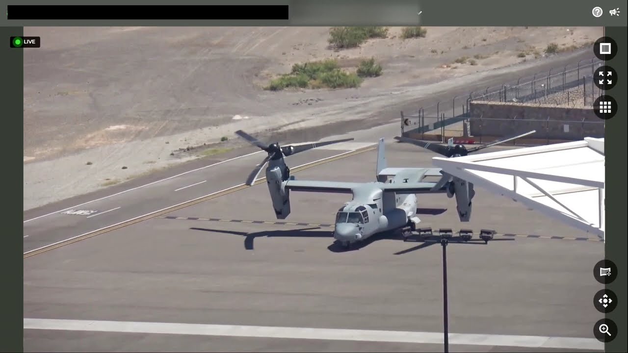 Osprey Takeoff with ATC Audio