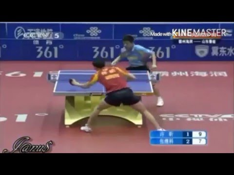 Table Tennis 2010~2015 Xu Xin vs Zhang Jike
