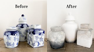 DIY Faux Ceramic Vases | HomeGoods Flip