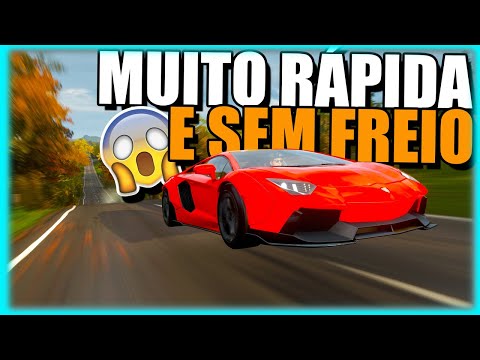 AVENTADOR com MUITA VELOCIDADE e SEM FREIO - FORZA HORIZON 4 ONLINE