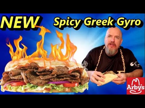 NEW Arby's Spicy Greek Gyro Review | YOU MUST TRY THIS
