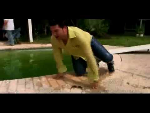 Armando Montelongo Falls In Swimming Pool
