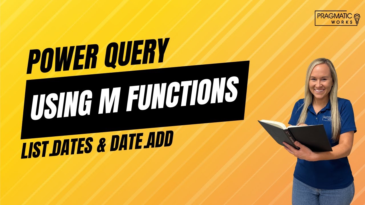 Power Query: Using M Functions – List.Dates & Date.Add