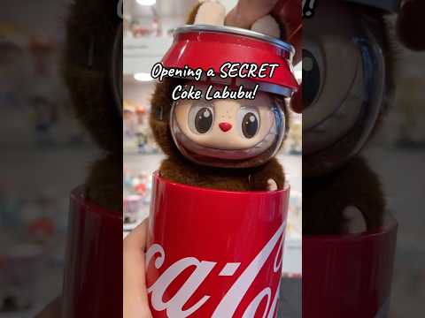 This is no ordinary Coke can! #labubu #popmart #unboxing #secret #toys #kawaii #cute