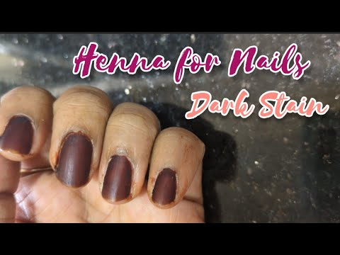 Maroon And Black Nails
