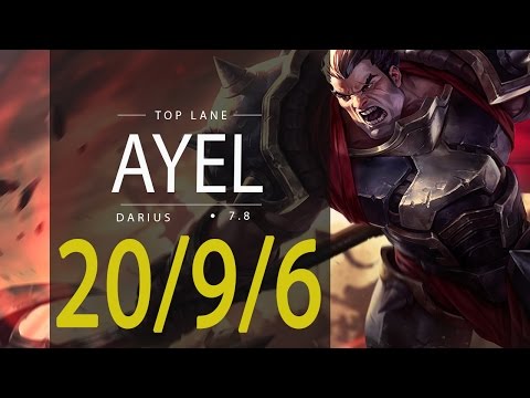 LOL ProTV - Ayel - DARIUS TOP vs GRAVES (23/04/2017)