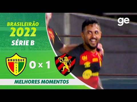 Gols e lances de Brusque x Sport