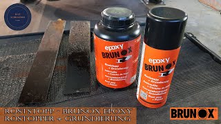 Brunox Epoxy na uszkodzonym zabezpieczeniu podwozia — dlaczego nie wolno używać szlifierki