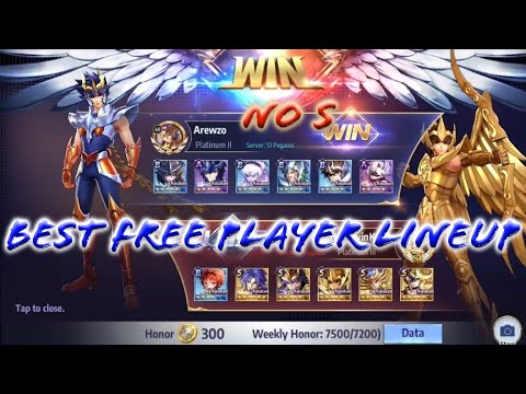 Saint Seiya: Awakening - No S Saint Lineup for Galactic Duel! Best Low Budget / Free Player Lineup!