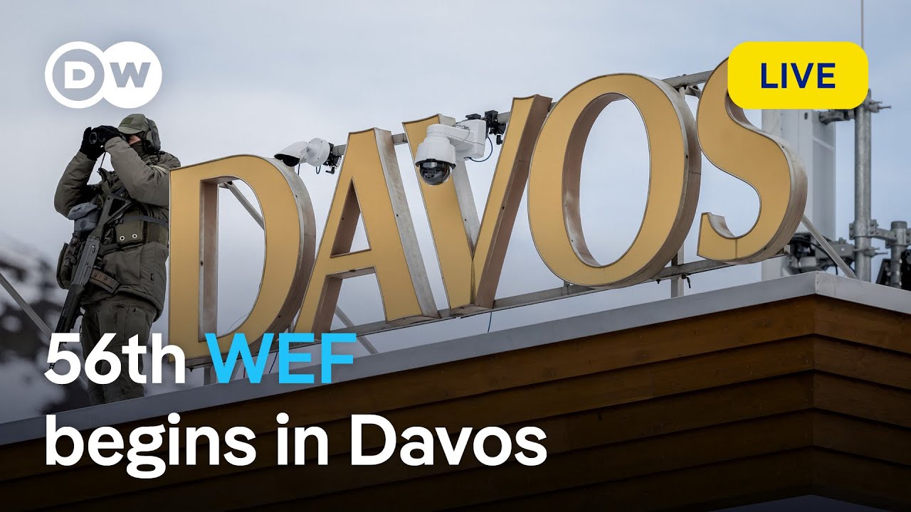 Live: WEF Opening Remarks + Special Addresses by Ursula VdL und He Lifeng | DW News