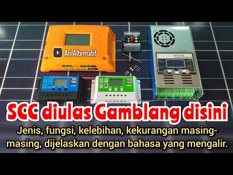 Berbagai jenis SCC solar charger controller diulas dengan gamblang disini - Para pemula wajib tahu