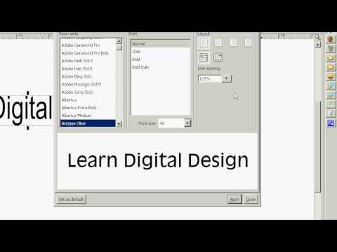 Inkscape: "TEXT BASICS"  Tutorial #11