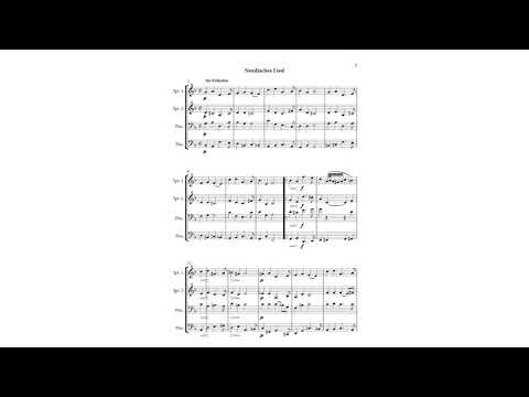 3 Schumann ''Chorals'' for flexible Brass Quartet