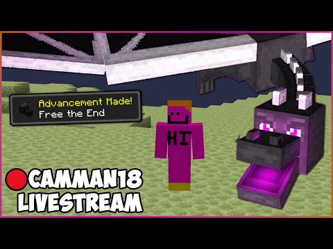 Speedrunning Random Minecraft Achievements camman18 Full Twitch VOD
