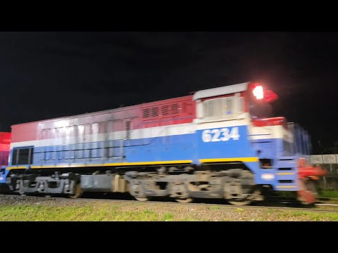 [4K] Tren cargado de NCA con destino a Rosario pasando por Marcos Juárez!!!!!!