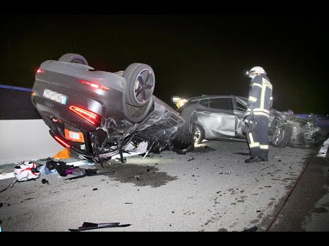 Schwerer Unfall auf A94 bei Heldenstein