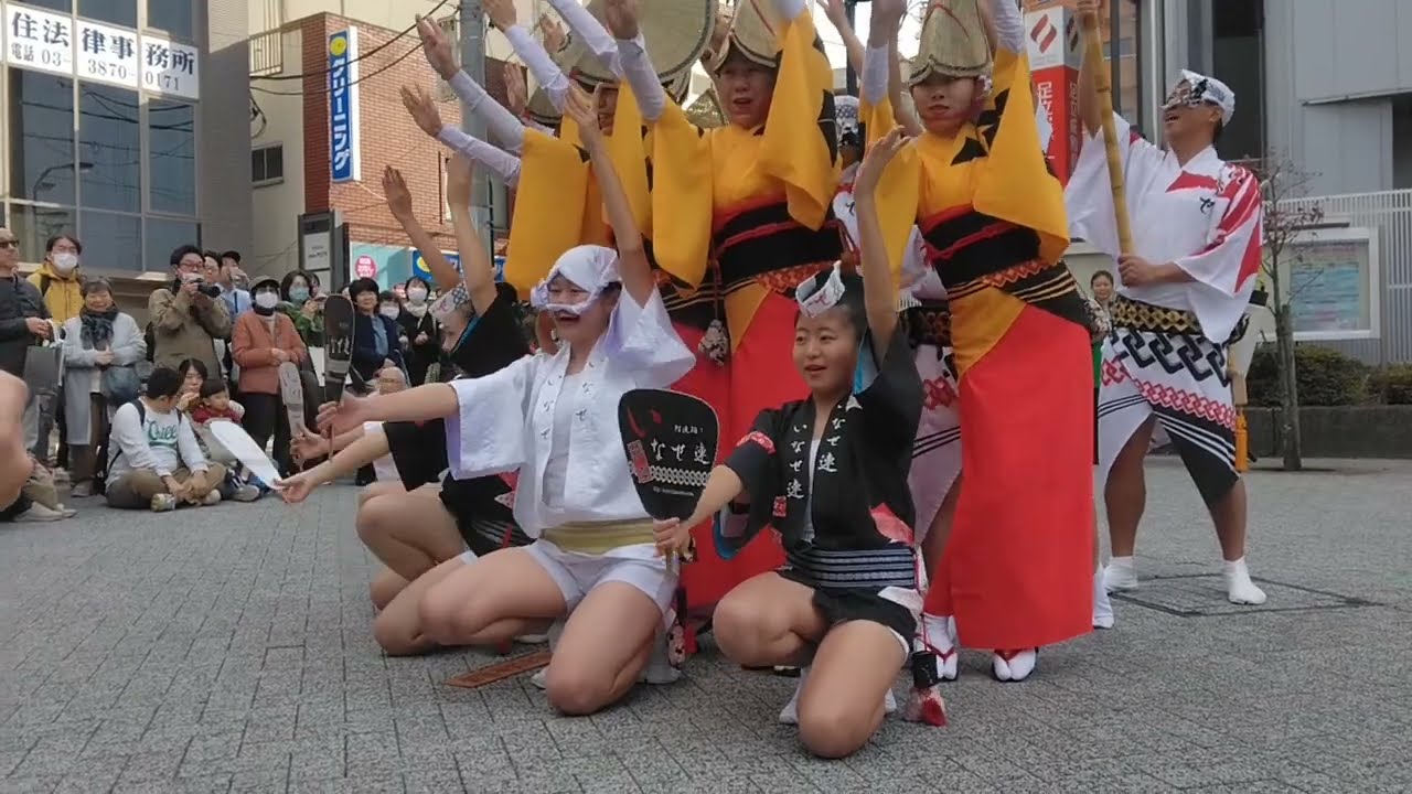 第1回千住宿阿波おどり　いなせ連組踊り「風神雷神～いなせ扇・エンディング」