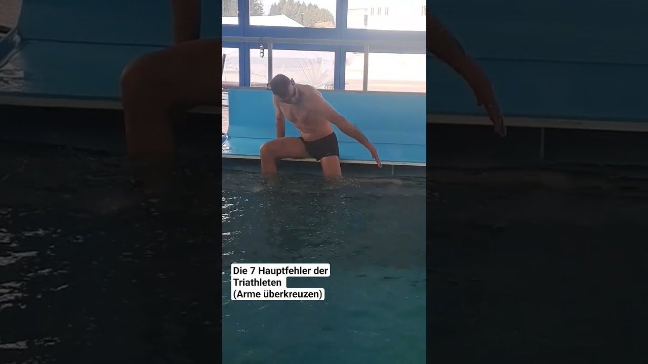 The main mistakes in swimming - 7th crossing in front #swimteacher #swimchannelhorgen