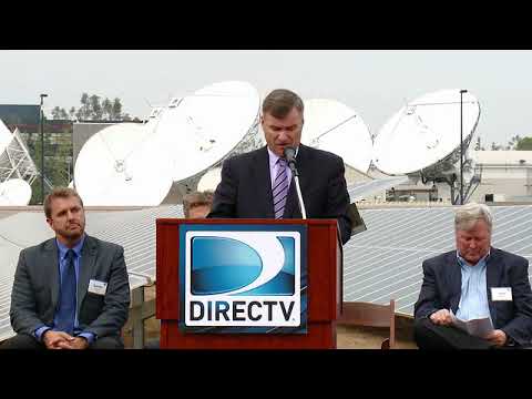 EVENT CAPSULE CHYRON - DIRECTV California Broadcast Center Celebrates Opening of New Solar Farm with