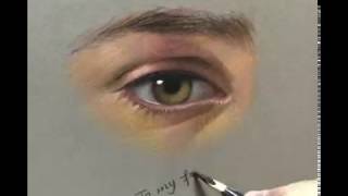 DRAWING EYE IN PASTEL PENCIL - EBOOK IS AVAILABLE AT ICUONG.COM