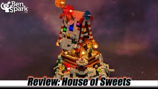 Review: House of Sweets Fantasy Series Lighted Brick Build - Gingerbread House for The Holidays