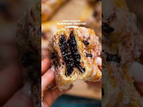 Better Than Store Bought Toaster Strudels 🫐 recipe in comments!