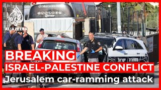 Palestinian shot dead after car rams Israeli police in Jerusalem