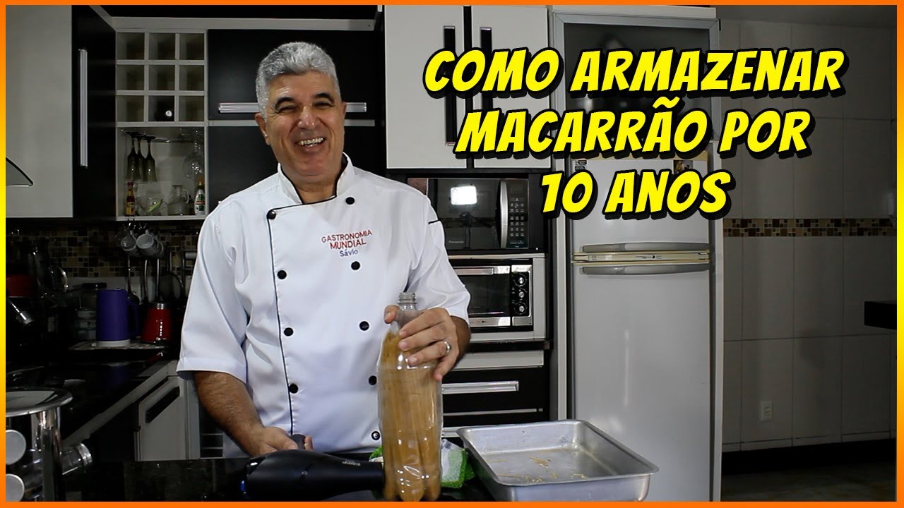 COMO ARMAZENAR MACARRÃO COM ÁLCOOL POR 10 ANOS