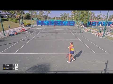 EMMA NAVARRO V JAMIE LOEB - W25 NAPLES (2°set)