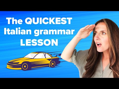 Tricky Italian grammar Rules Explained in JUST 21 Minutes