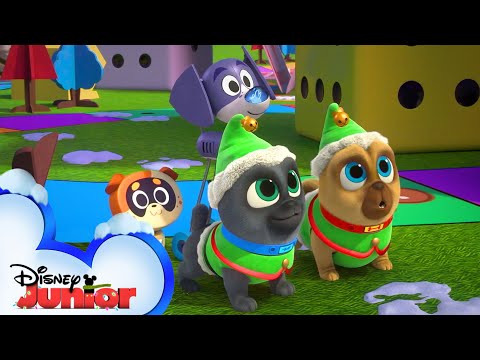 恐竜を探して｜ミュージックビデオ｜パピー・ドッグ・パルズ｜ディズニージュニア (Looking for a Dinosaur | Music Video | Puppy Dog Pals | Disney Junior)