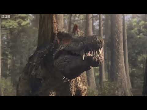 Planet Dinosaur:Spinosaurus vs Carcharodontosaurus(RESOUNDED)