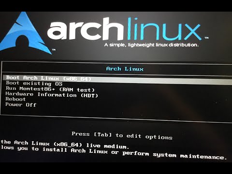 Скрипт автоустановки Archlinux 2020