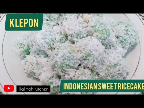 KLEPON (INDONESIAN SWEET RICE CAKE), YUMMY