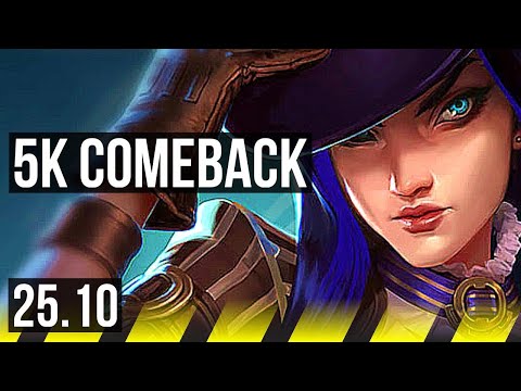 CAITLYN & Zac vs JINX & Rell (ADC) | Comeback | KR Master | 25.10
