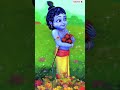 Little Krishna Flute Ringtone ️ Littlekrishna Krishna Cartoon Cute Shortvideo Viral Shorts