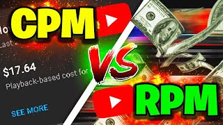 HOW DOES YOUTUBE CPM WORK? | YOUTUBE CPM VS YOUTUBE RPM thumbnail