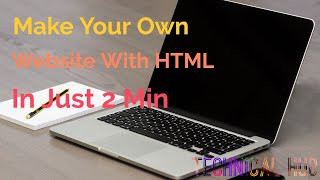 Make your One Website With HTML In 2 Min || How to make website with HTML
