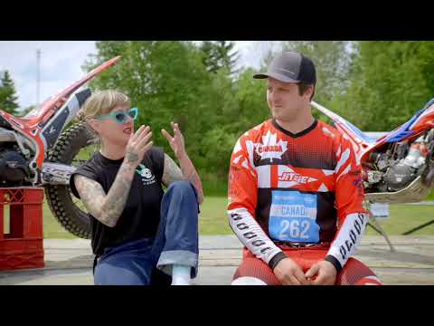 Nadine Lauzon nous fait découvrir la moto trial avec Michel Bélanger !