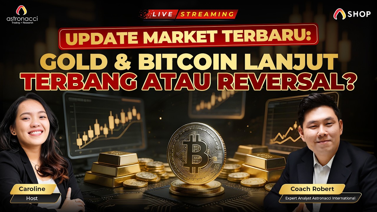 BITCOIN & GOLD DI TITIK PENENTUAN! BULLISH ATAU REVERSAL?
