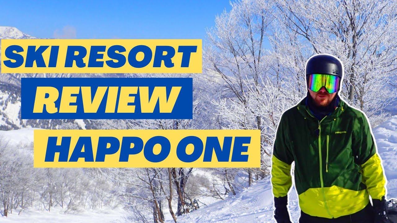 A tourist revels in the thrilling adventure at Happo One Ski Resort.