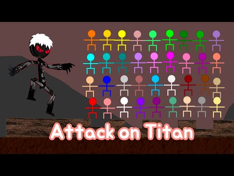 Attack on Titan - Stickman Race survival - Only the Fastest Stickman Escapes!