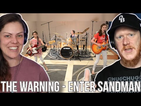 COUPLE React to The Warning - Enter Sandman | OFFICE BLOKE DAVE
