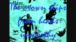 From Heads Unworthy - Rise Against Lyrics