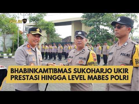 BHABINKAMTIBMAS SUKOHARJO UKIR PRESTASI HINGGA LEVEL MABES POLRI