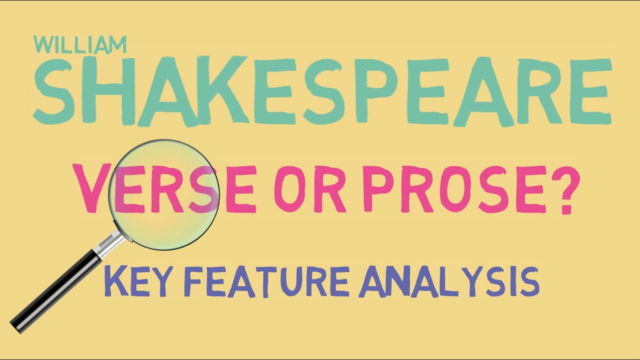What's the difference between Verse and Prose?