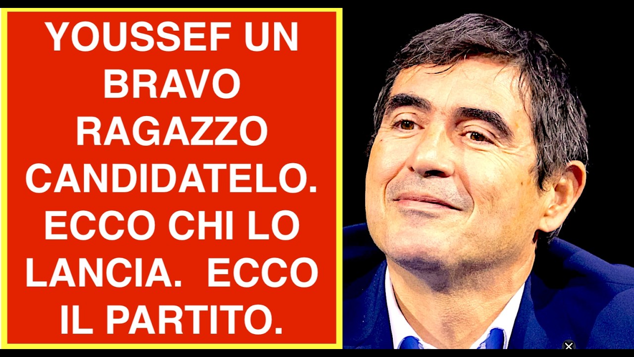 YOUSSEF UN BRAVO RAGAZZO CANDIDATELO.  ECCO CHI LO LANCIA.  ECCO IL PARTITO.