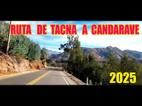 RUTA:  TACNA --  CANDARAVE    2025