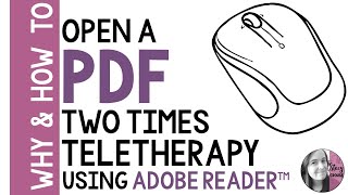 Opening the same PDF twice in Adobe Reader